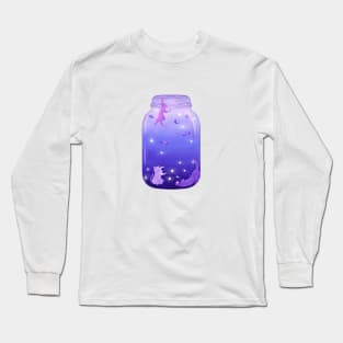 Cats in the Galaxy Jar Long Sleeve T-Shirt